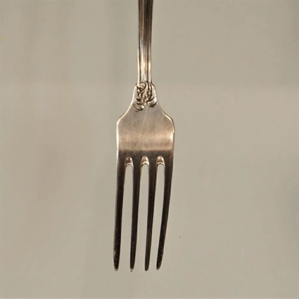 Antique Fork Silverplate Non US Unidentified Pattern Maker